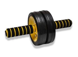 Колесо двойной для преса (ролик гімнастичний) на підшипнику посилений